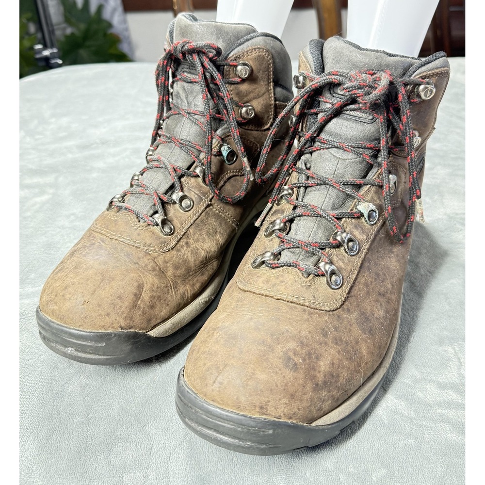Hi-Tec Boots Mens Size 11 Brown Leather Waterproof Hiking Altitude IV‎ Wide